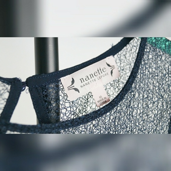 Nanette Lepore Lace & Pleat Blouse - Picture 6 of 6